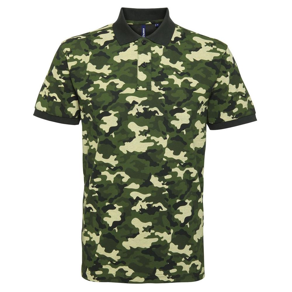 Men's camouflage polo clearance shirts