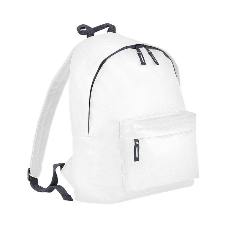 Junior fashion backpack White/Graphite Grey