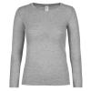B&C #E150 long sleeve /women Sport Grey