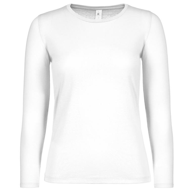 B&C #E150 long sleeve /women White