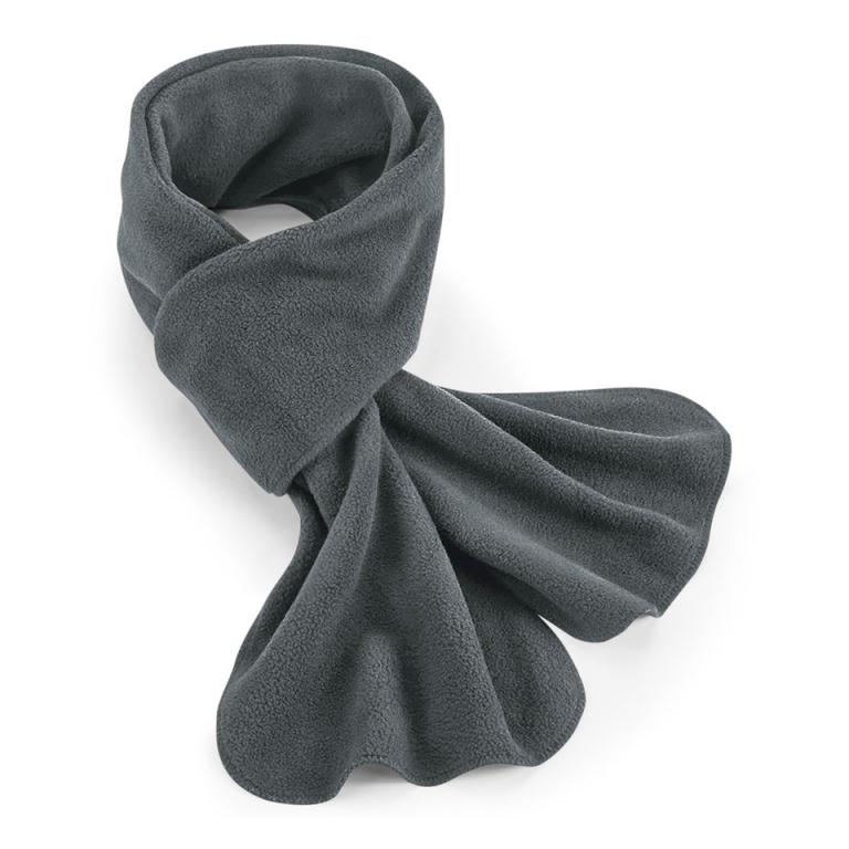 Recycled fleece scarf Steel Grey