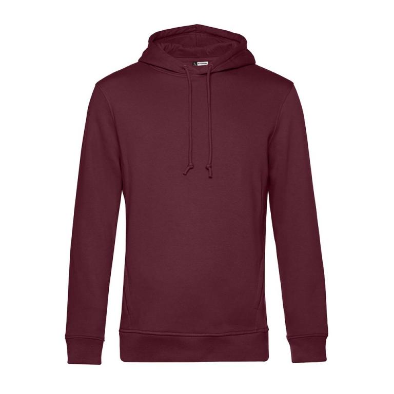 B&C Organic Hooded Burgundy