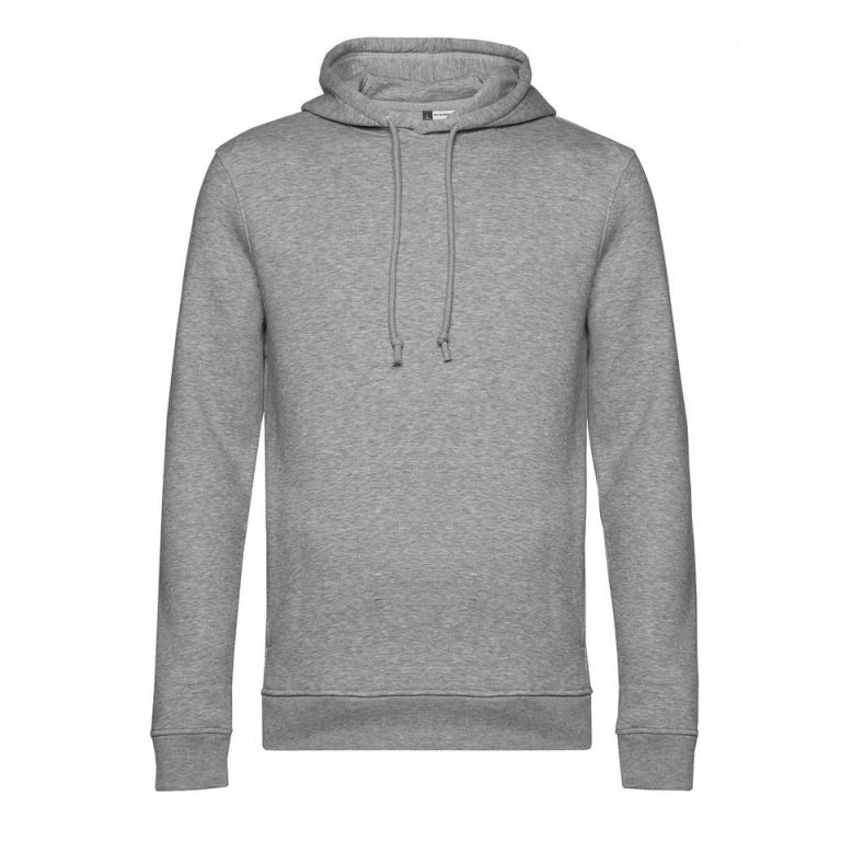 B&C Organic Hooded Heather Grey