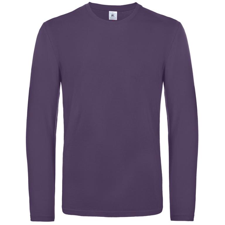 B&C #E190 long sleeve Urban Purple
