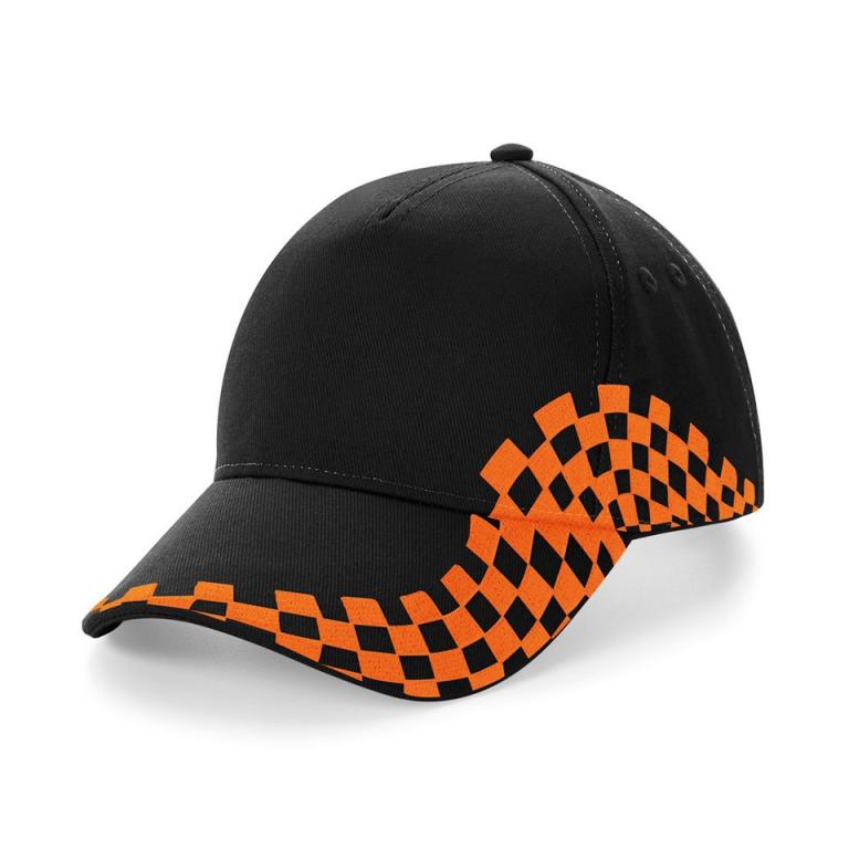 Grand Prix cap Black/Orange