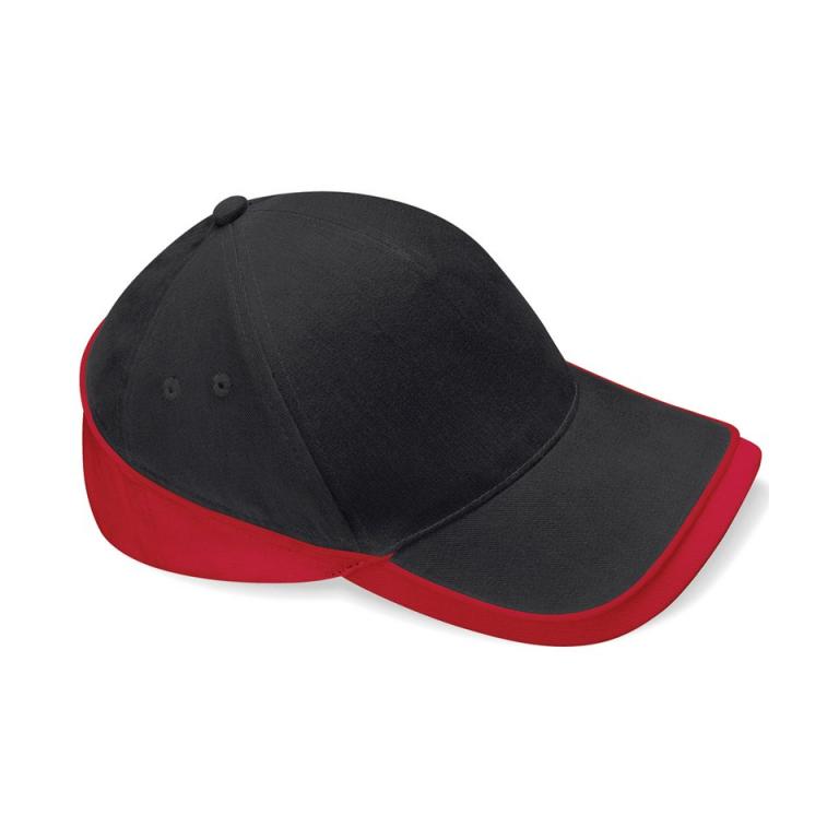 Teamwear competition cap Black/Classic Red