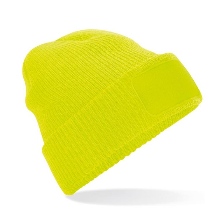 Thinsulate™ patch beanie Fluorescent Yellow