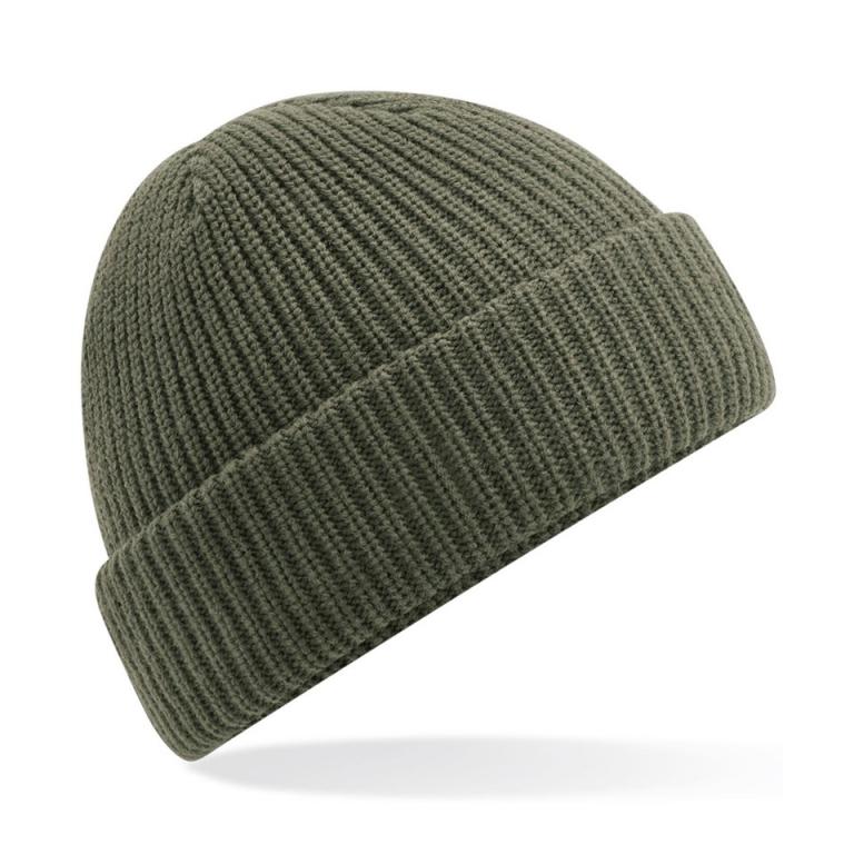 Water-repellent thermal elements beanie Olive Green