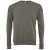 Unisex drop shoulder fleece Deep Heather