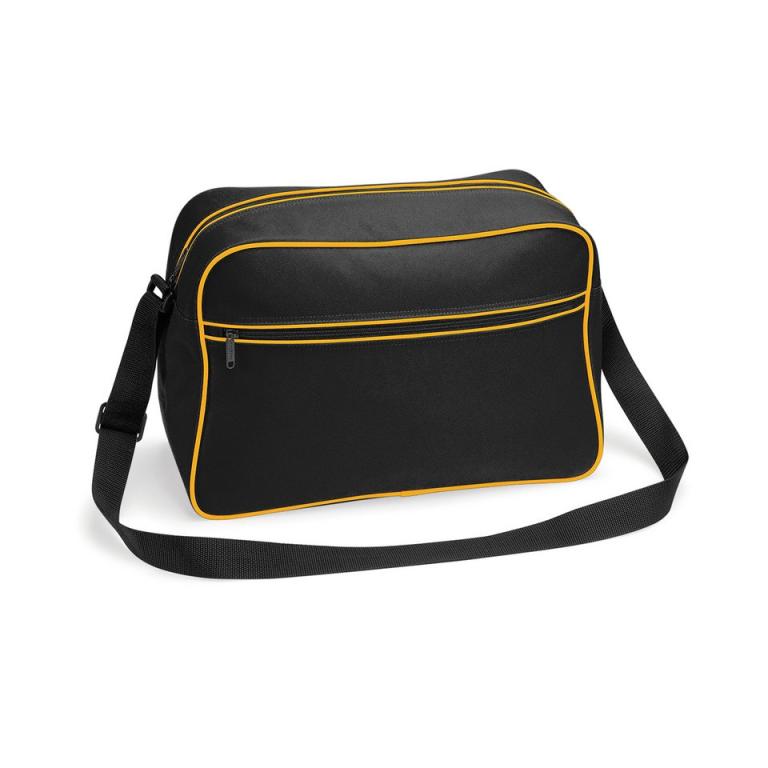 Retro shoulder bag Black/Gold