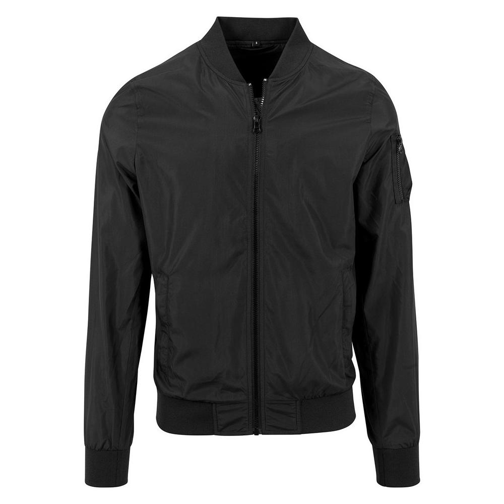 Men's nylon hot sale bomber jacket