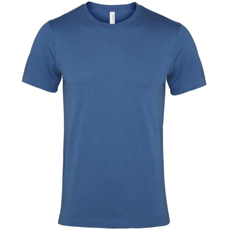 Unisex Jersey crew neck t-shirt Steel Blue