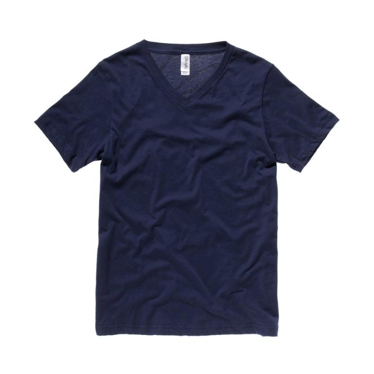 Unisex Jersey v-neck t-shirt Navy