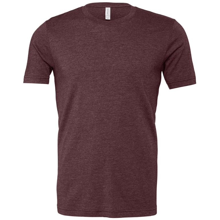 Unisex heather CVC short sleeve t-shirt Heather Maroon