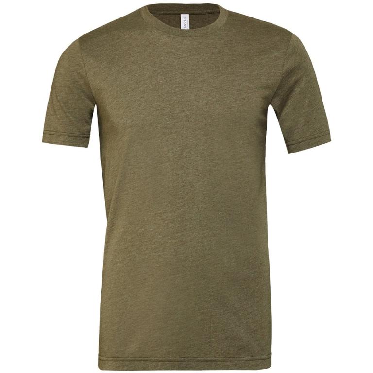 Unisex heather CVC short sleeve t-shirt Heather Olive