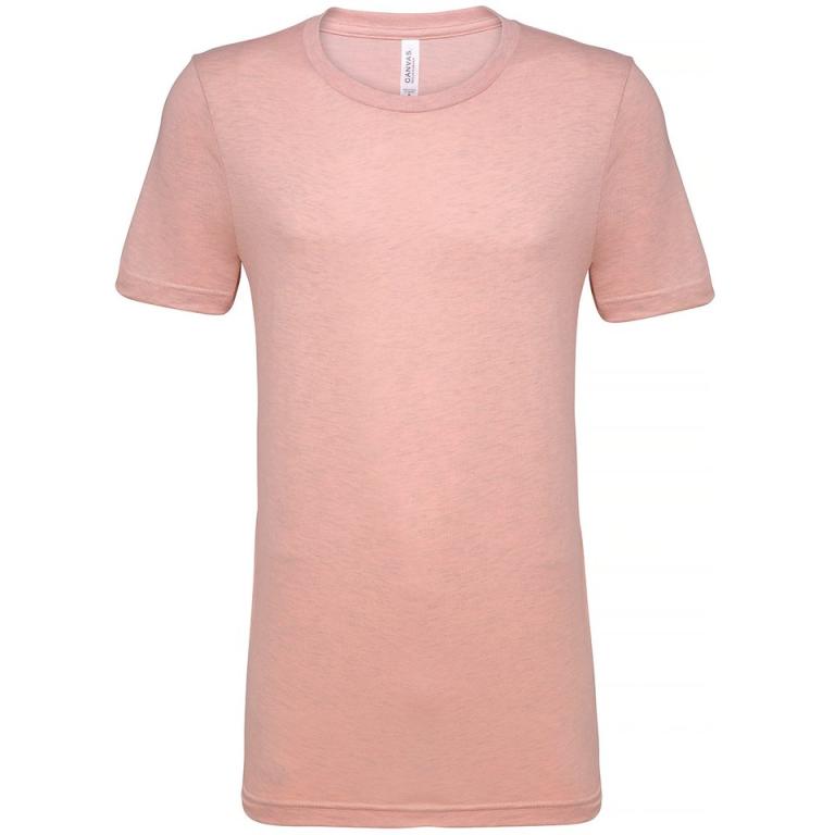 Unisex heather CVC short sleeve t-shirt Heather Prism Peach