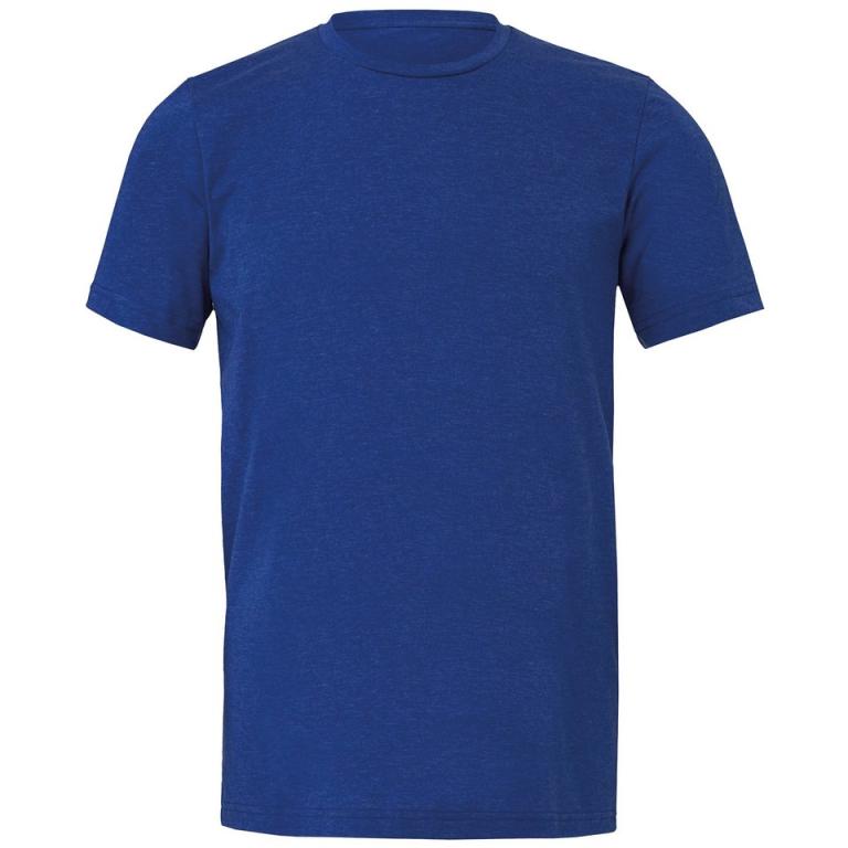 Unisex heather CVC short sleeve t-shirt Heather True Royal