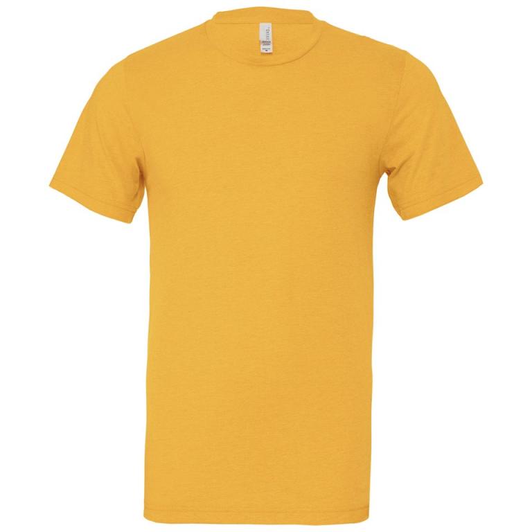 Unisex heather CVC short sleeve t-shirt Heather Yellow Gold