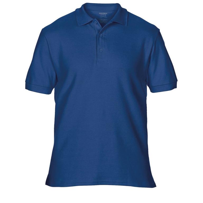 Premium Cotton® double piqué sport shirt Navy
