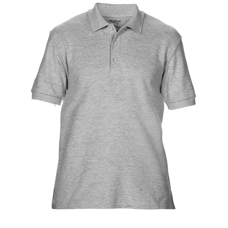 Premium Cotton® double piqué sport shirt RS Sport Grey