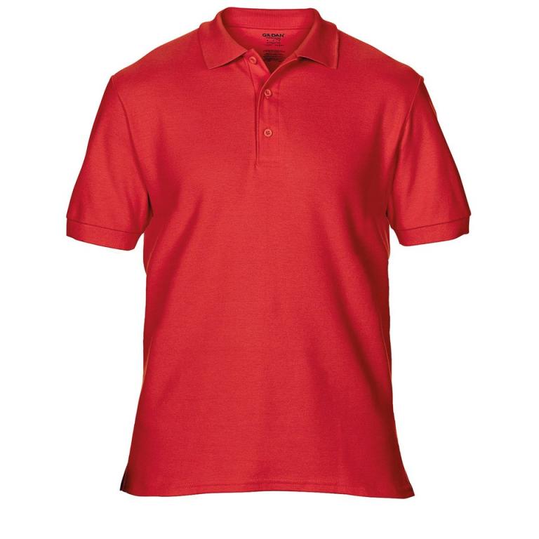 Premium Cotton® double piqué sport shirt Red