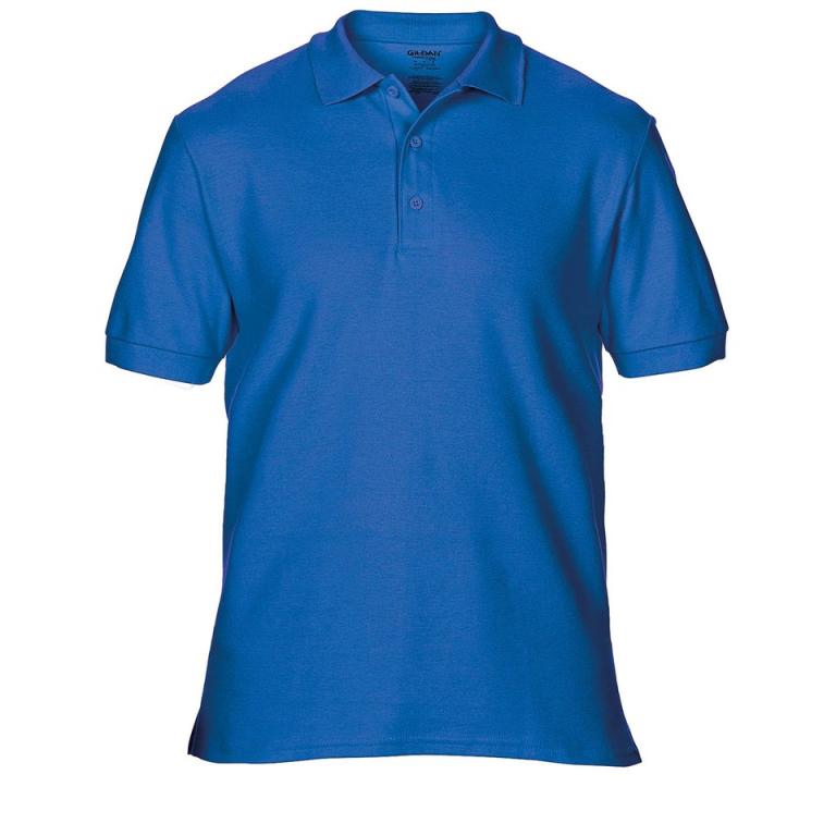 Premium Cotton® double piqué sport shirt Royal