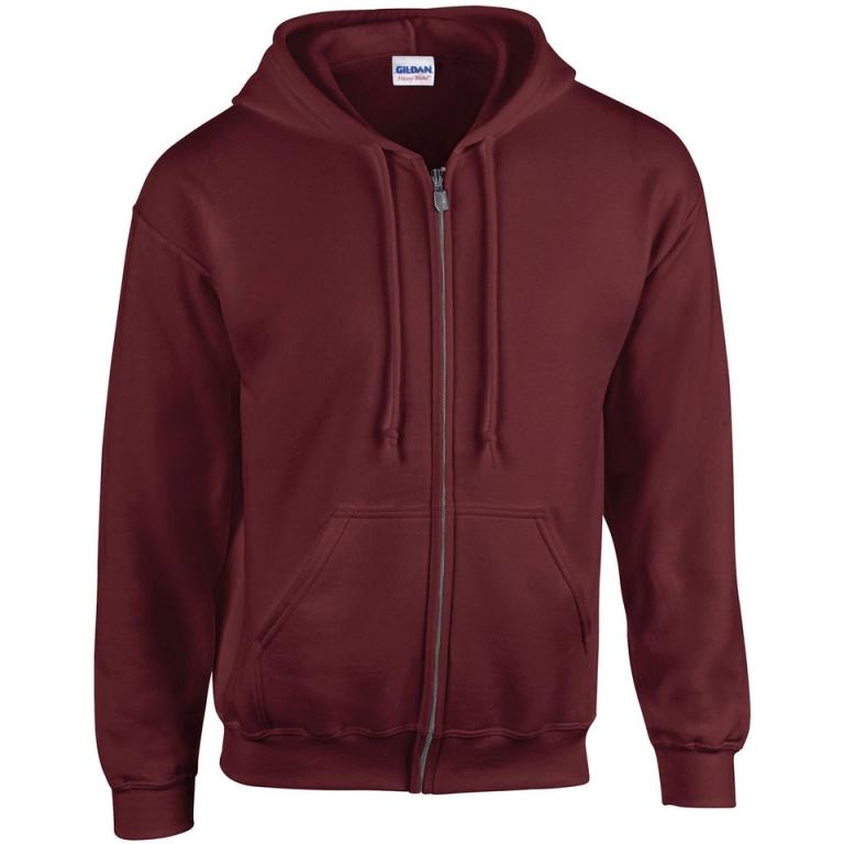 Heavy Blend™  full zip hooded sweatshirt Maroon