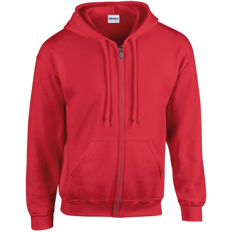 Heavy Blend™  full zip hooded sweatshirt Red