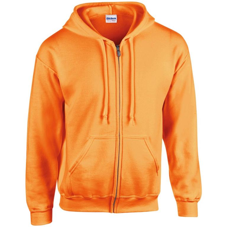 Heavy Blend™  full zip hooded sweatshirt Safety Orange