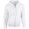 Heavy Blend™  full zip hooded sweatshirt White