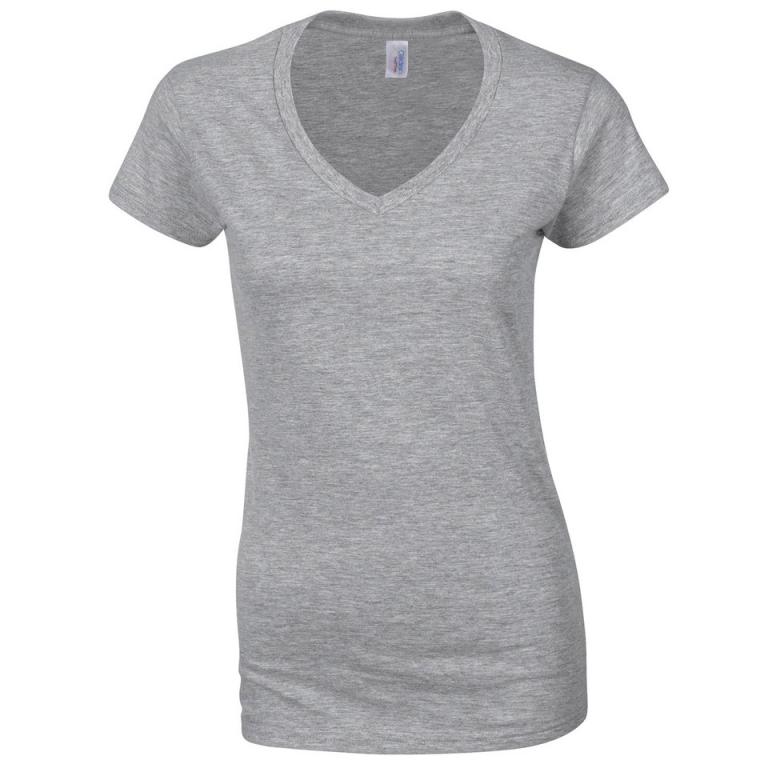 Softstyle™ women's v-neck t-shirt Sports Grey