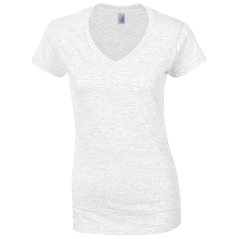 Softstyle™ women's v-neck t-shirt White