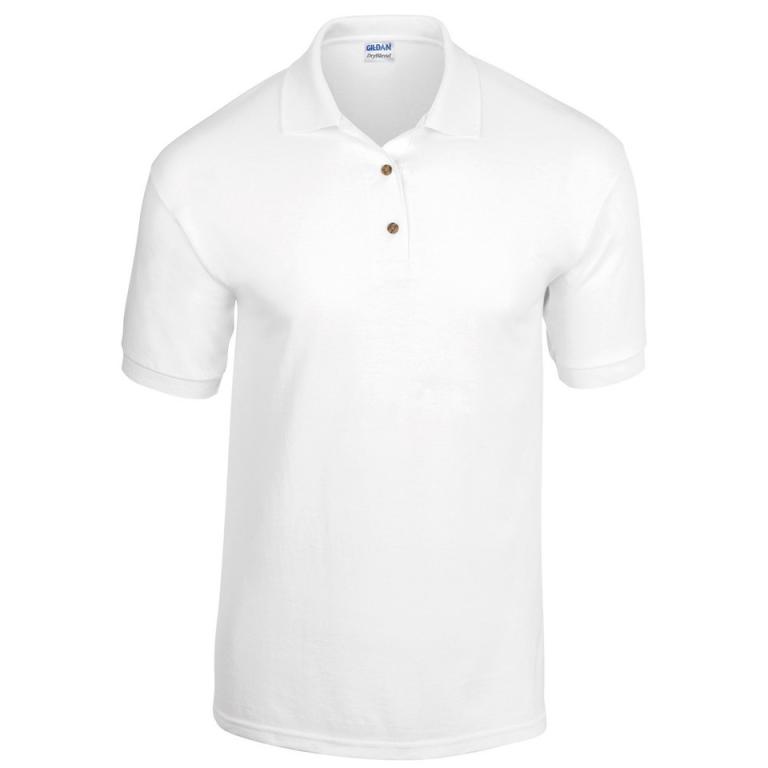 Kids DryBlend® Jersey knit polo White