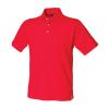 Classic cotton piqué polo with stand-up collar Classic Red