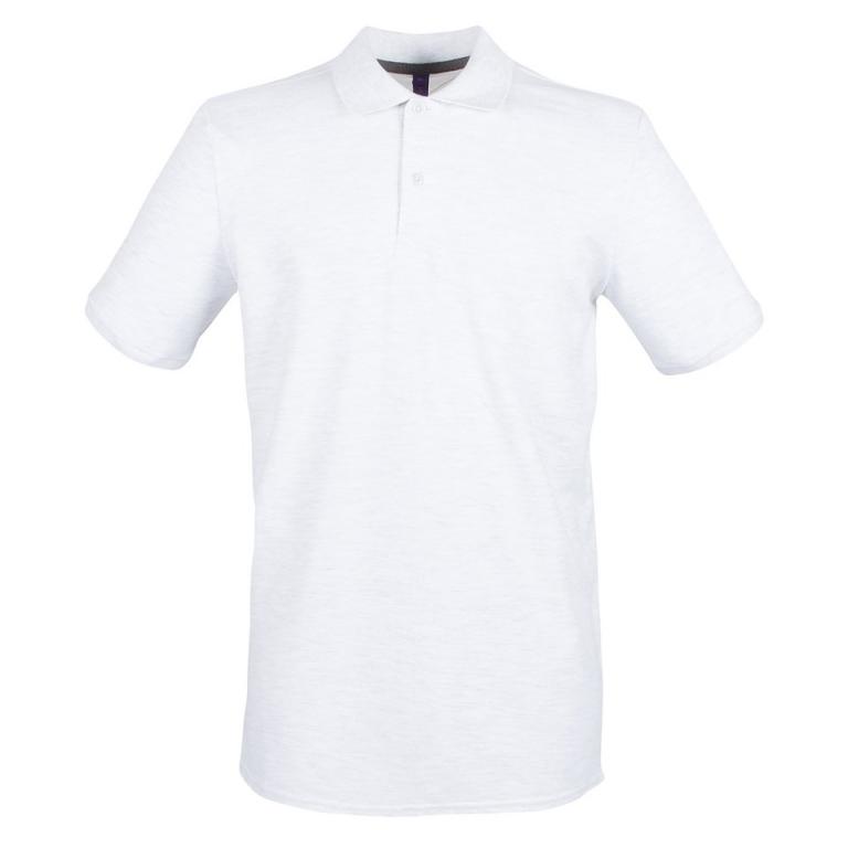 Micro-fine piqué polo shirt Ash