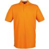 Micro-fine piqué polo shirt Bright Orange