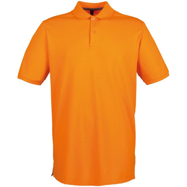 Micro-fine piqué polo shirt Bright Orange