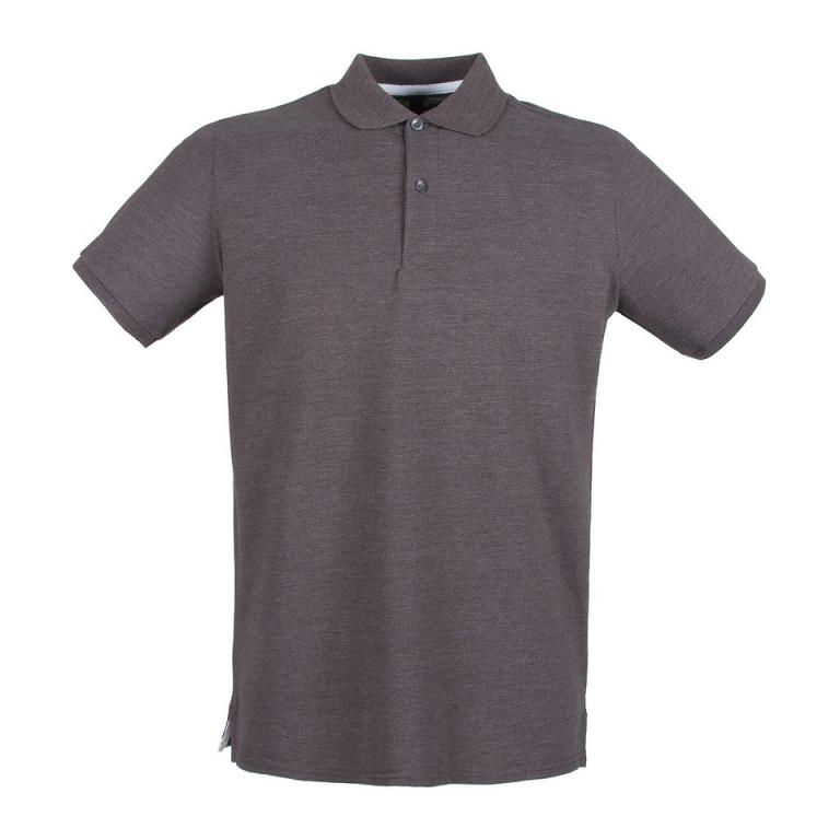 Micro-fine piqué polo shirt Charcoal