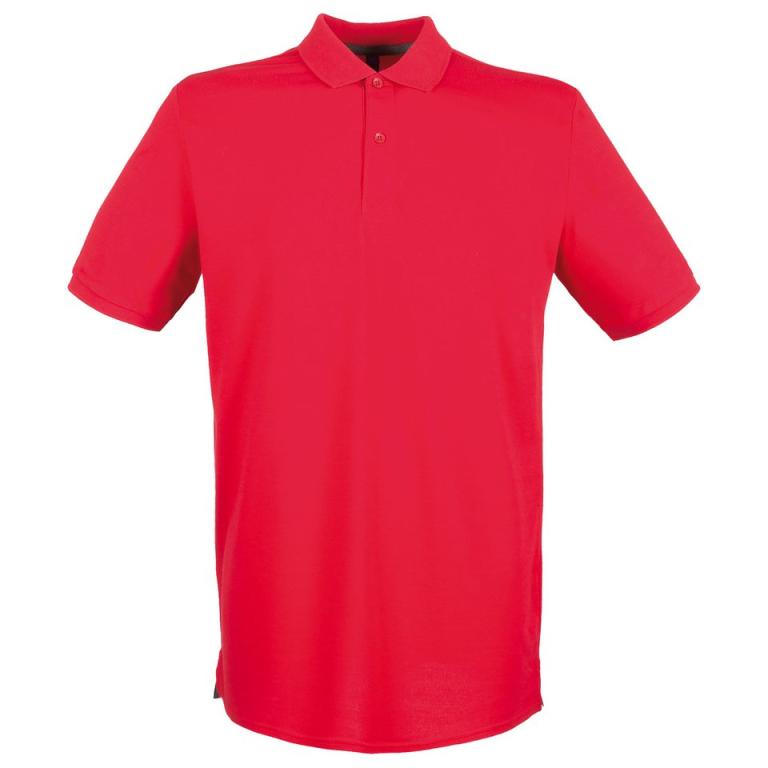 Micro-fine piqué polo shirt Classic Red