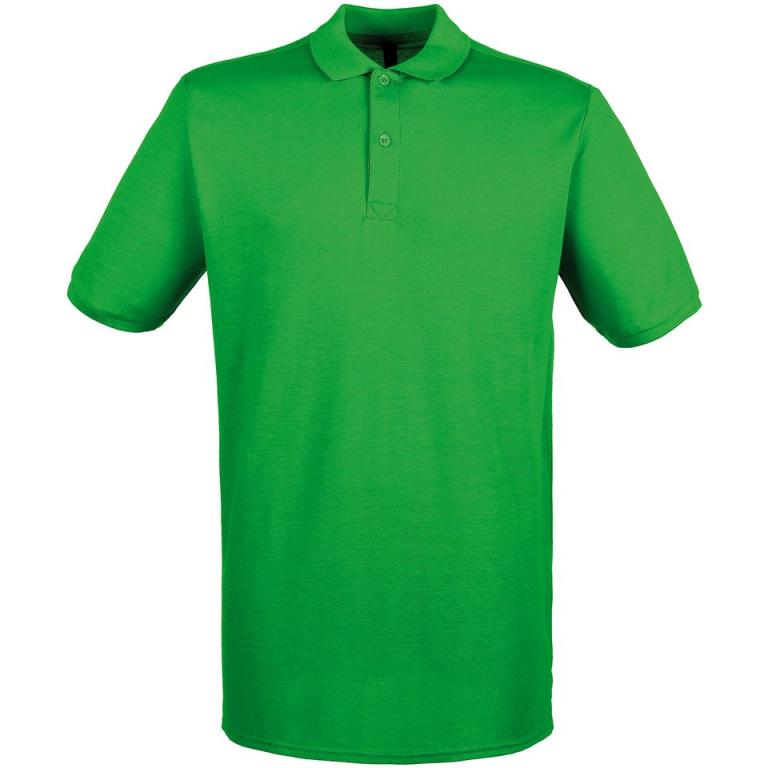 Micro-fine piqué polo shirt Kelly Green