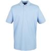 Micro-fine piqué polo shirt Light Blue