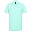 Micro-fine piqué polo shirt Mint