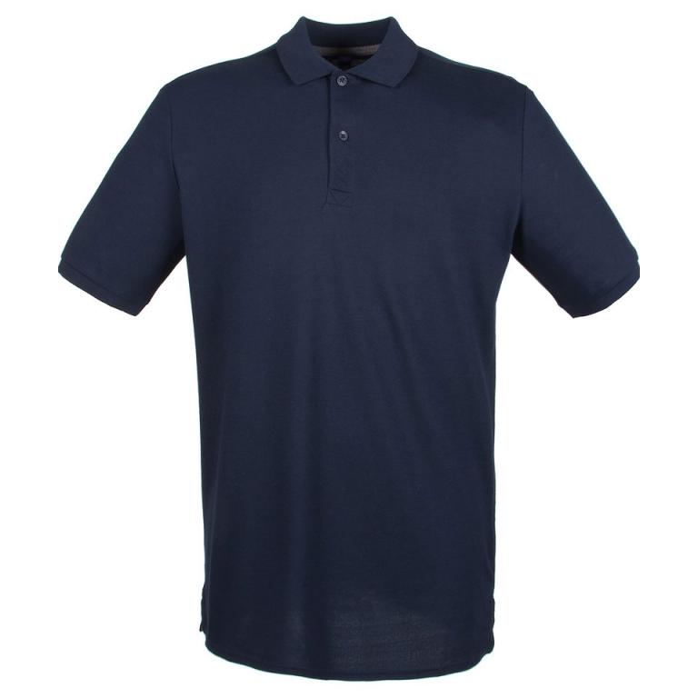 Micro-fine piqué polo shirt Oxford Navy