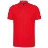 Micro-fine piqué polo shirt Red