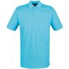 Micro-fine piqué polo shirt Turquoise