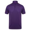 Stretch polo shirt with wicking finish (slim fit) Bright Purple