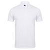 Stretch polo shirt with wicking finish (slim fit) White