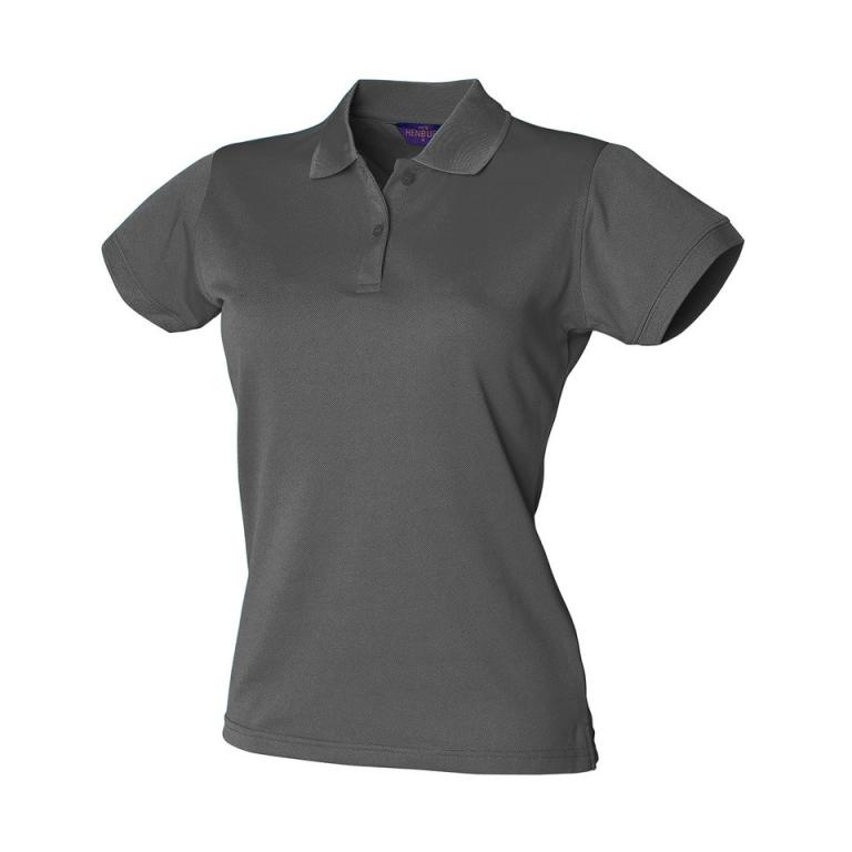 Women's Coolplus® polo shirt Charcoal Grey