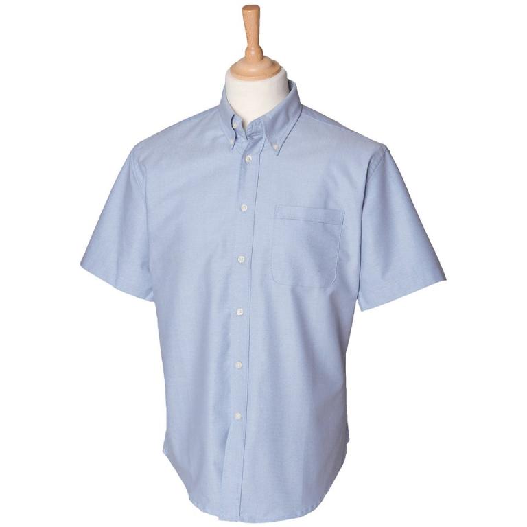 Short sleeve classic Oxford shirt Blue