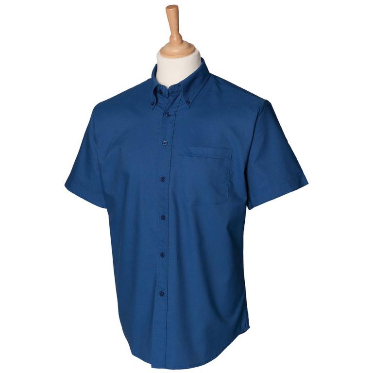 Short sleeve classic Oxford shirt Dark Blue